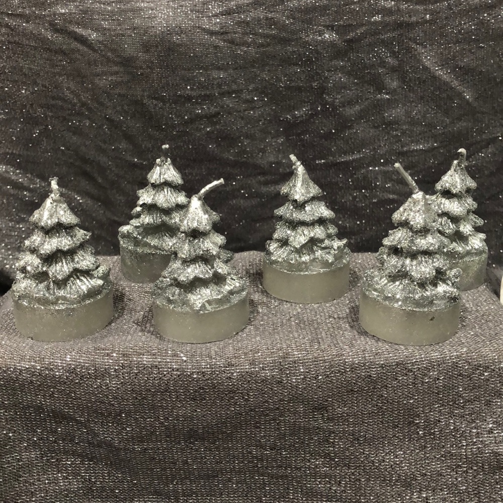 6 tiny and sparkly Xmas 🎄 candles